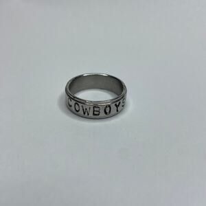 Handmade Stainless Steel Cowboys Ring